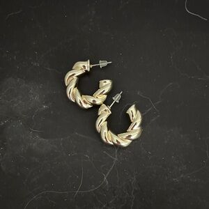 Elegant Gold Hoop Earrings